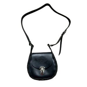 Vintage Harley Davidson leather side bag